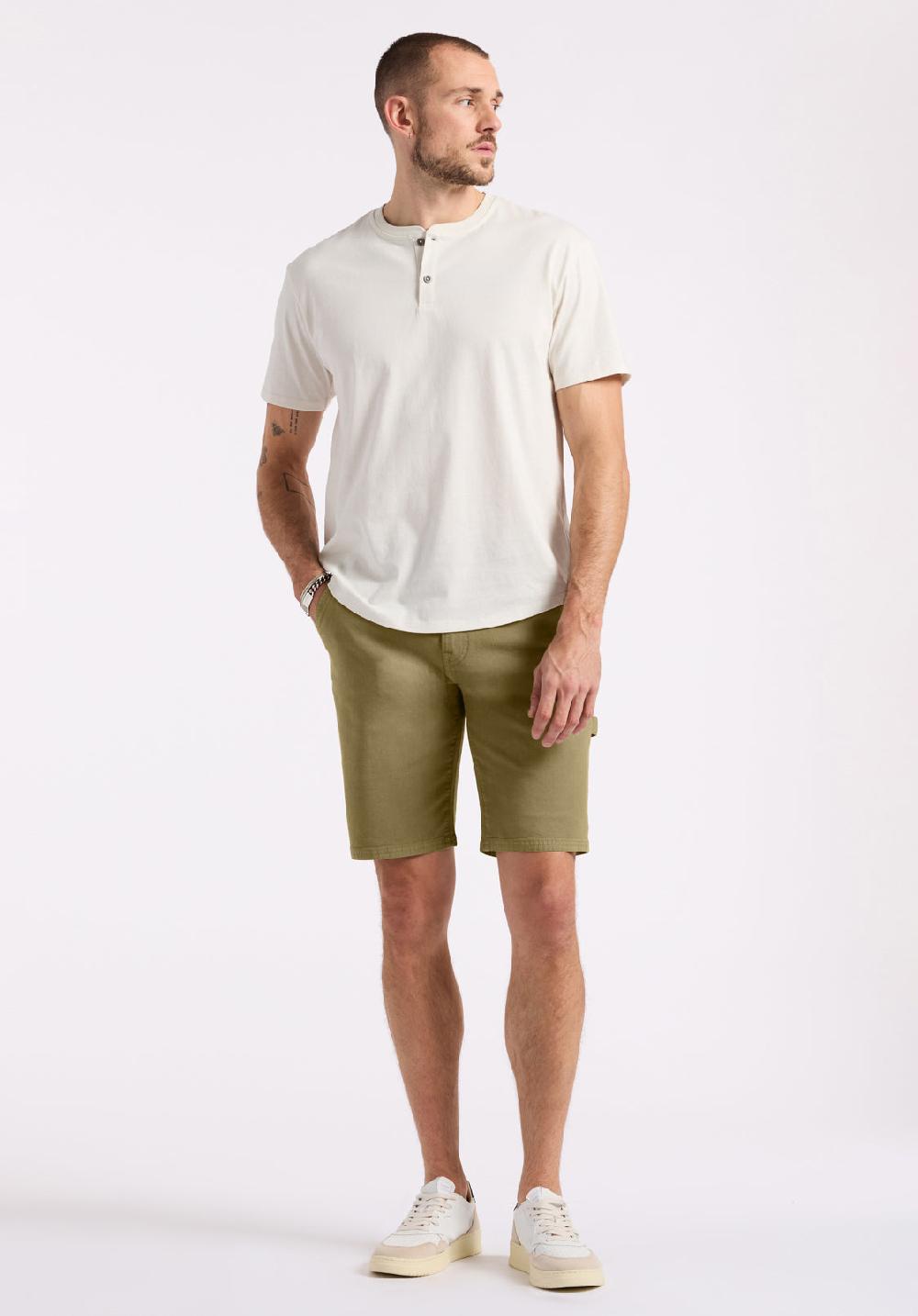 Buffalo David Bitton Short Cargo Utilitaire Droit Décontracté Pour Homme Dean Olive