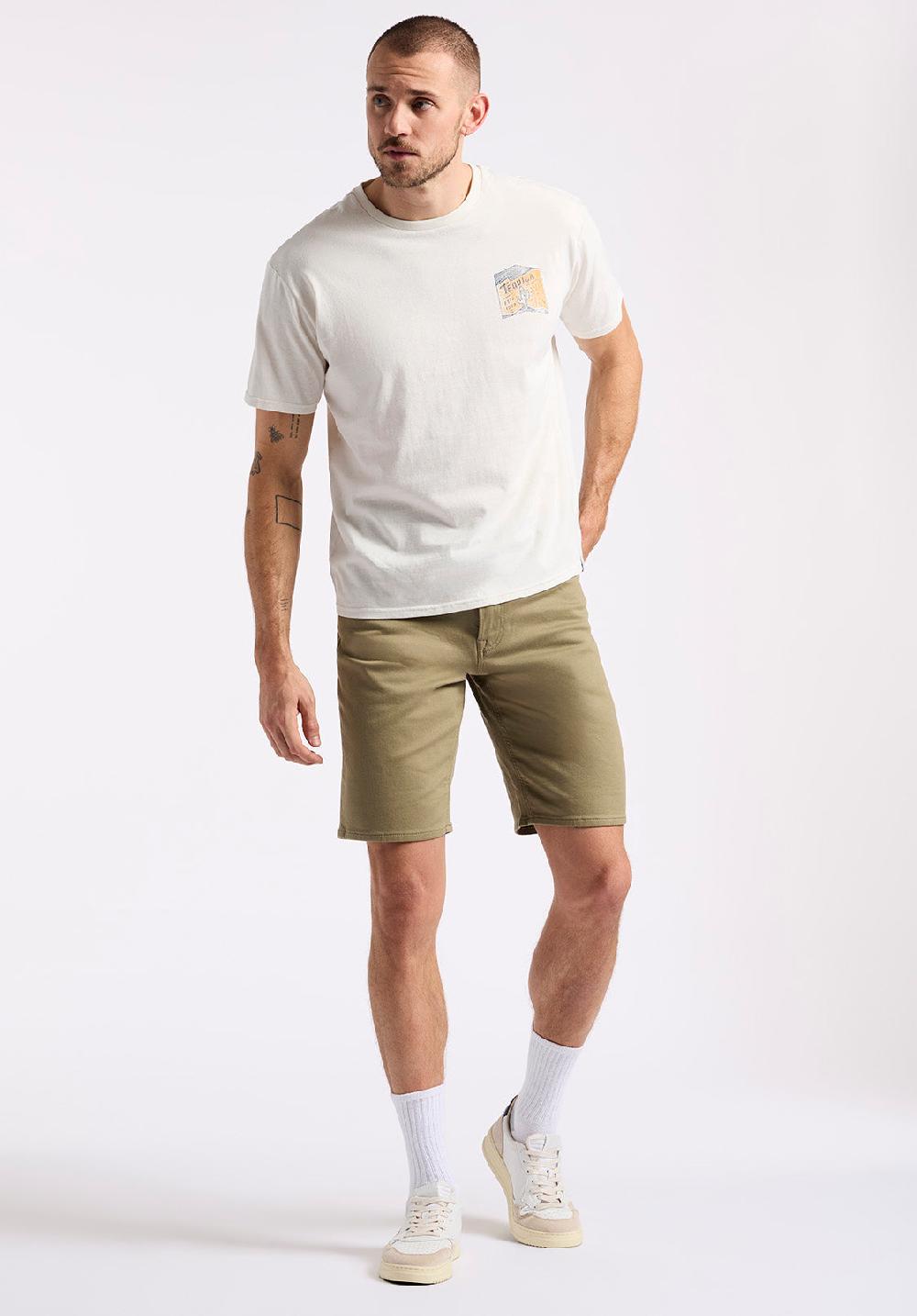 Buffalo David Bitton Short Droit Décontracté Freedom Flex Pour Homme Dean Olive