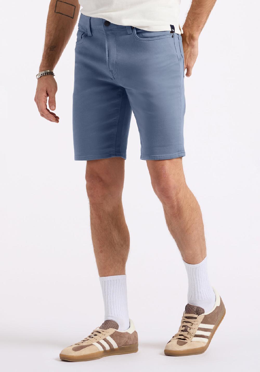 Buffalo David Bitton Short Droit Décontracté Freedom Flex Pour Homme Dean Bleu Mirage