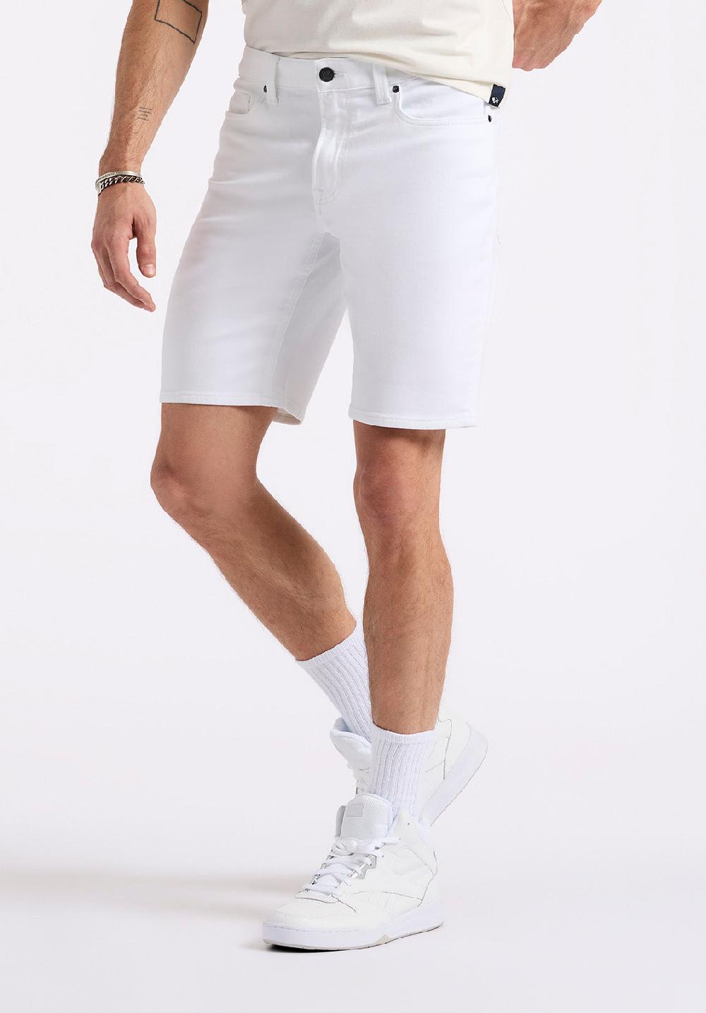 Buffalo David Bitton Short Droit Décontracté Freedom Flex Pour Homme Dean Blanc
