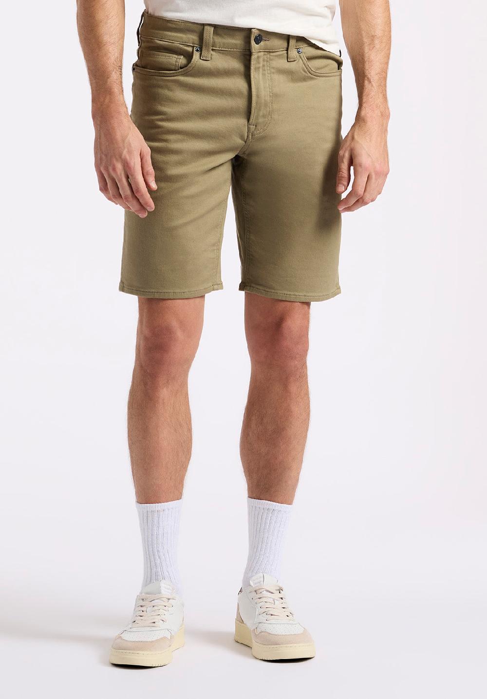 buffalo david bitton Short droit décontracté Freedom Flex pour homme Dean Olive
