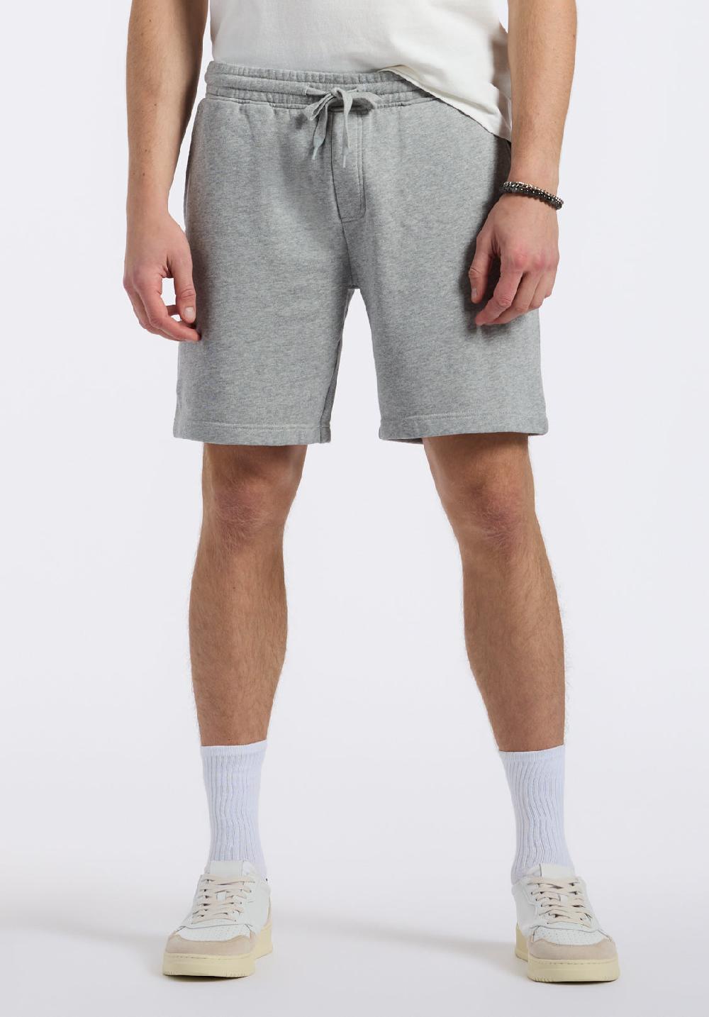 buffalo david bitton Short en molleton relax pour homme Hilston Gris chiné