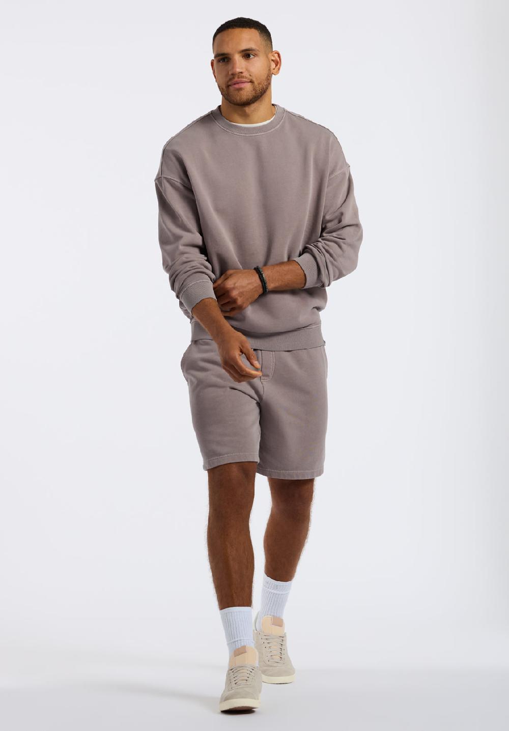 Buffalo David Bitton Short En Molleton Relax Pour Homme Hilston Marron