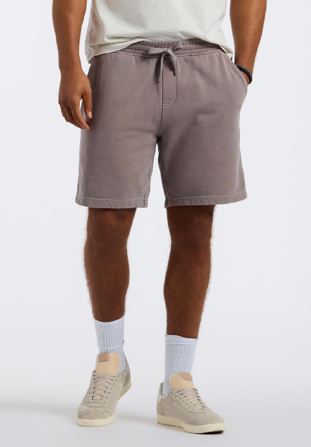 buffalo david bitton Short en molleton relax pour homme Hilston Marron