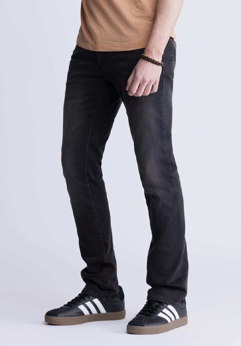 Buffalo David Bitton Slim Ash Men's Fleece Jeans Worked And Sanded