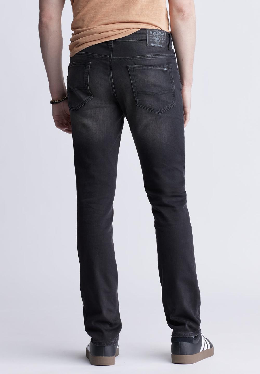 Buffalo David Bitton Slim Ash Men's Fleece Jeans Worked And Sanded