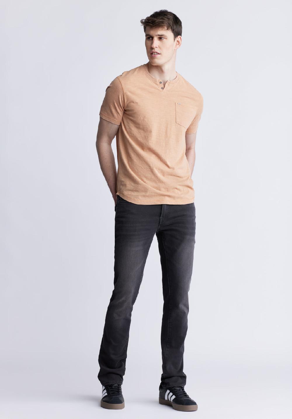 Buffalo David Bitton Slim Ash Men's Fleece Jeans Worked And Sanded