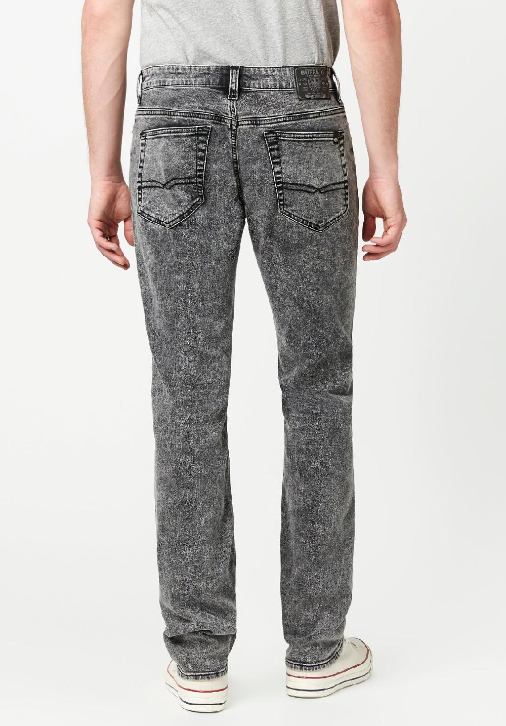 Buffalo David Bitton Slim Ash Men's Jeans In Dark Acid Wash