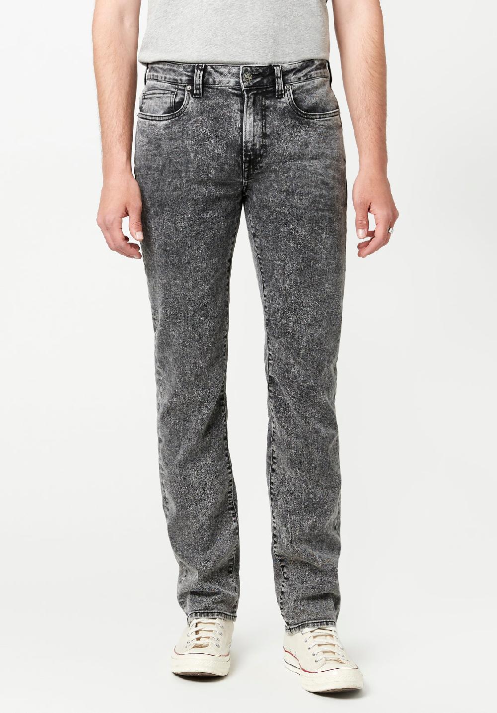 buffalo david bitton Slim Ash Men's Jeans in Dark Acid Wash