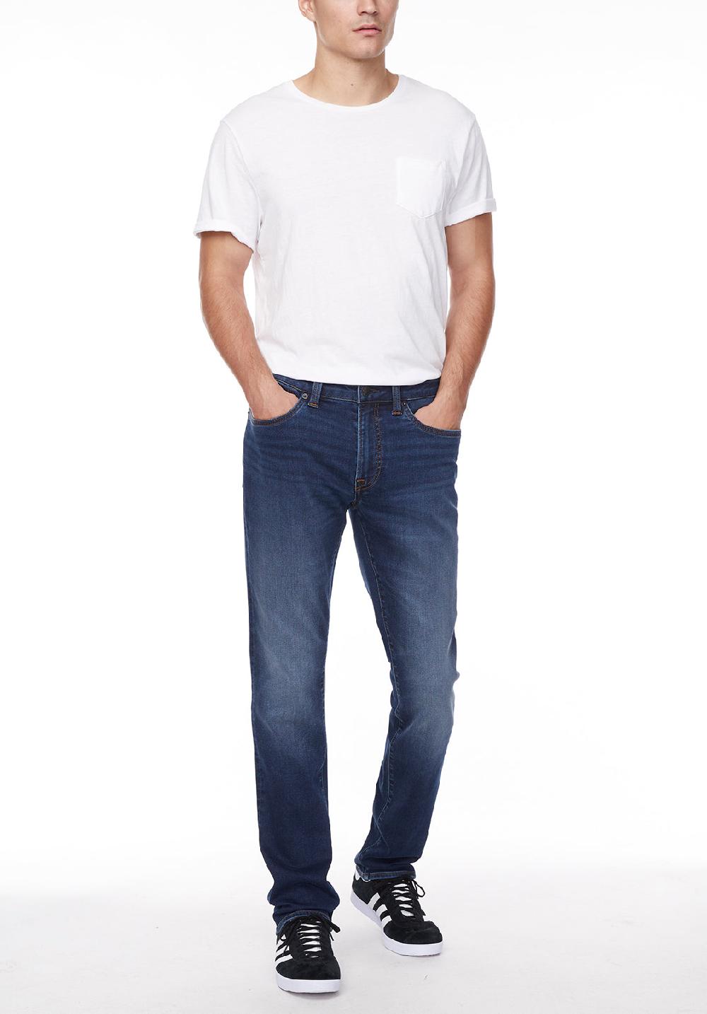 Buffalo David Bitton Slim Ash Men's Slim Fit Jeans In Classic Sanded Indigo