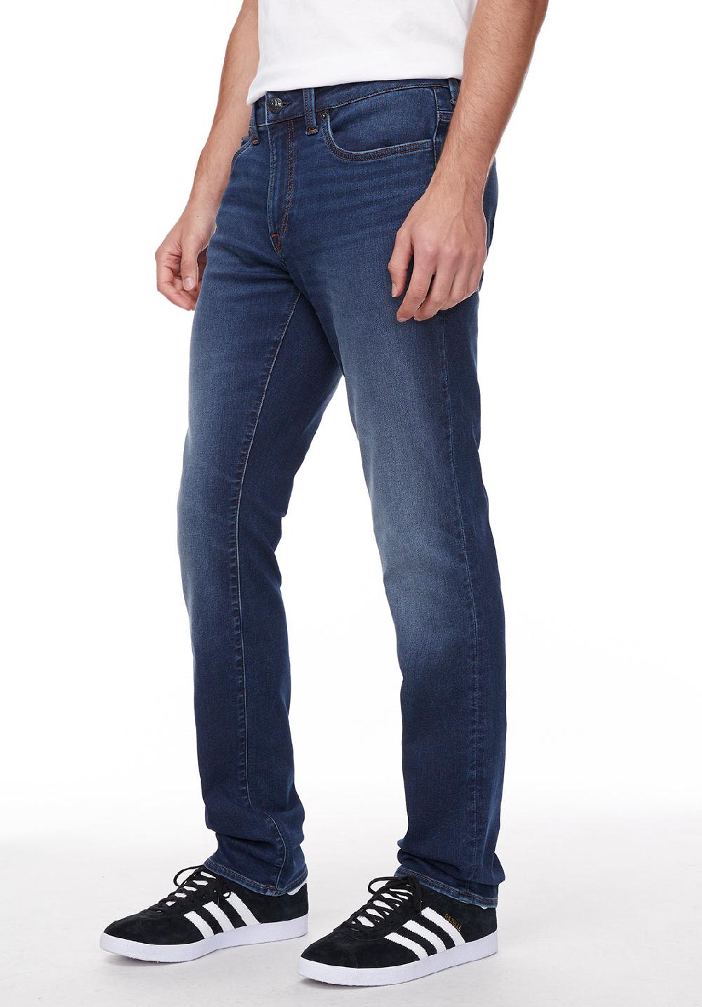 Buffalo David Bitton Slim Ash Men's Slim Fit Jeans In Classic Sanded Indigo