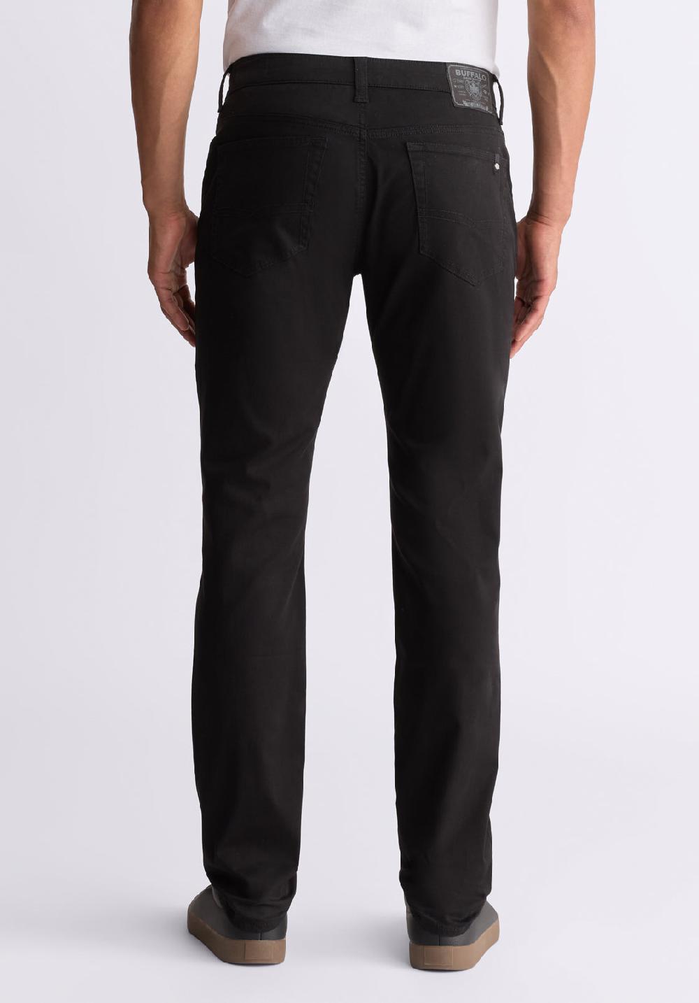 Buffalo David Bitton Slim Ash Men's Twill Pants Black