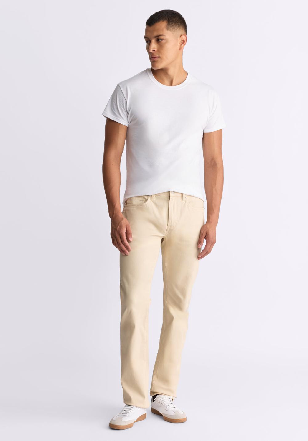 Buffalo David Bitton Slim Ash Men's Twill Pants Whitecap Gray