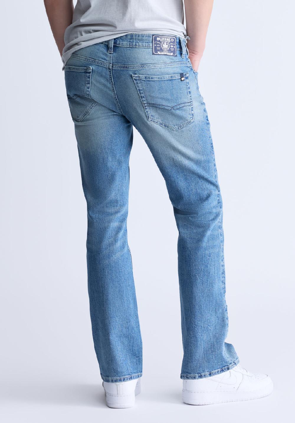 Buffalo David Bitton Slim Boot King Jeans Heavily Sanded