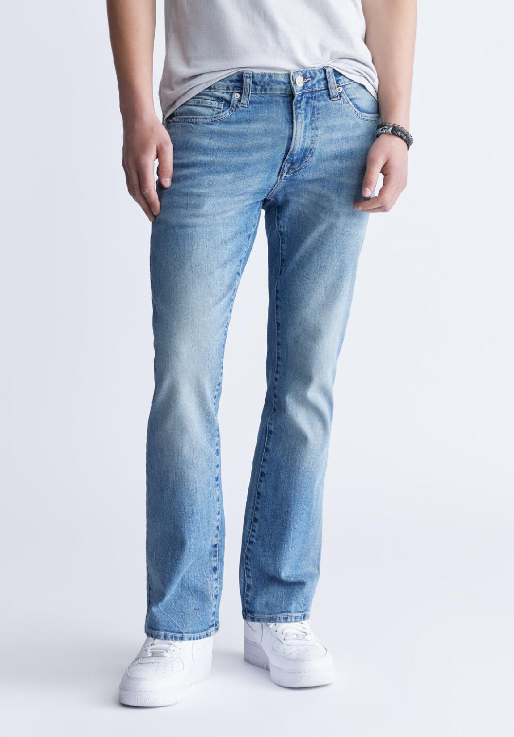 buffalo david bitton Slim Boot King Jeans Heavily Sanded