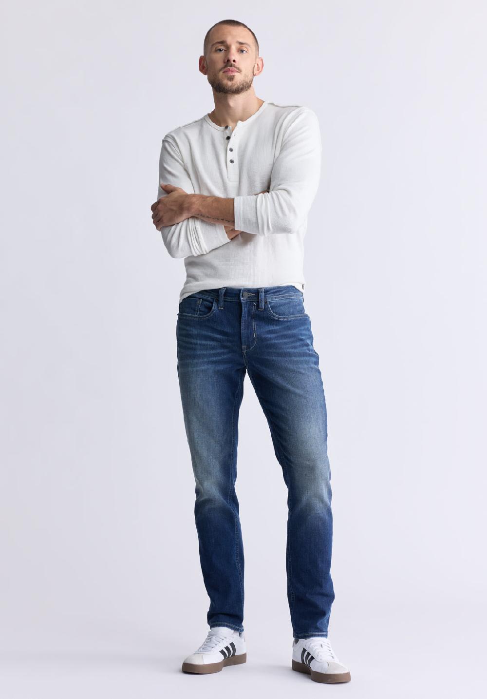 Buffalo David Bitton Slim Straight Classic Medium Blue Evan-X Jeans
