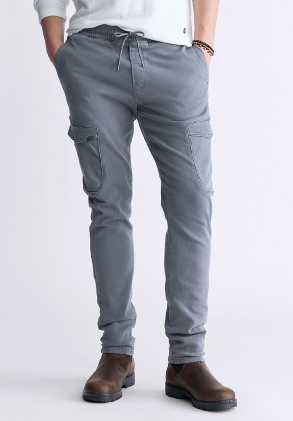 buffalo david bitton Slim Tapered Jim Men's Fleece Pants Graphite