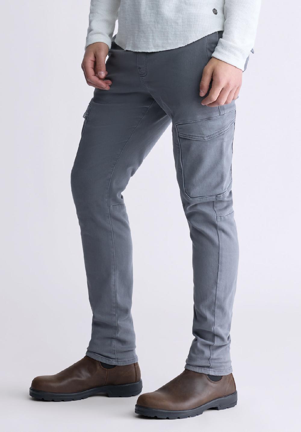 Buffalo David Bitton Slim Tapered Jim Men's Fleece Pants Graphite