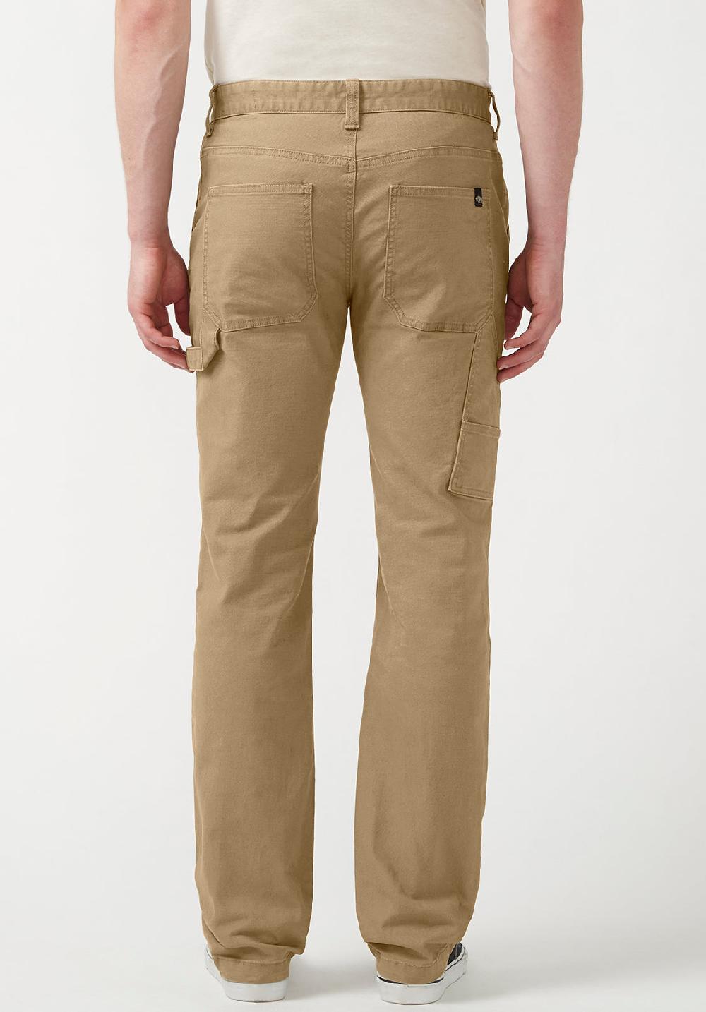 Buffalo David Bitton Straight Six Dark Beige Men's Carpenter Pants