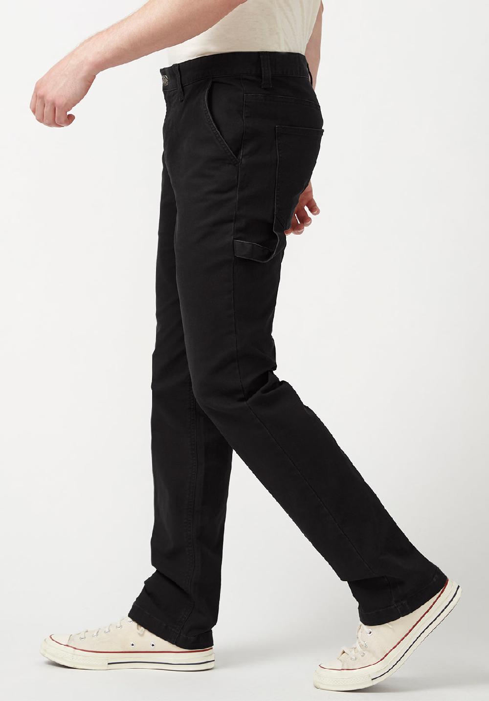 Buffalo David Bitton Straight Six Men's Carpenter Pants In Black