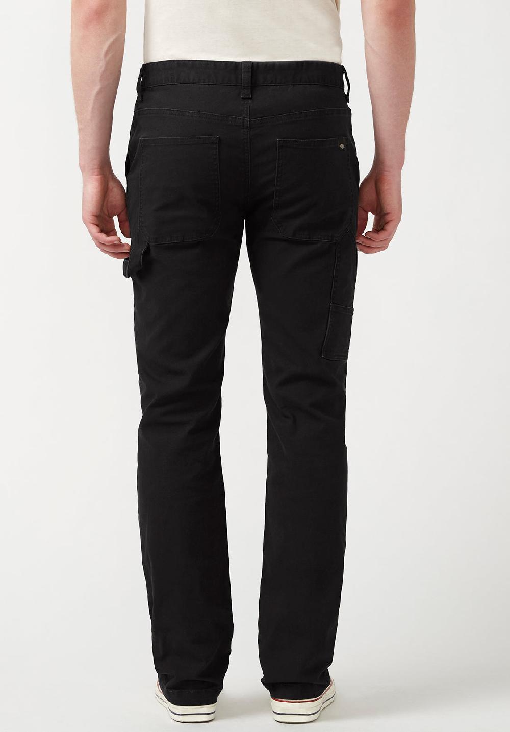 Buffalo David Bitton Straight Six Men's Carpenter Pants In Black