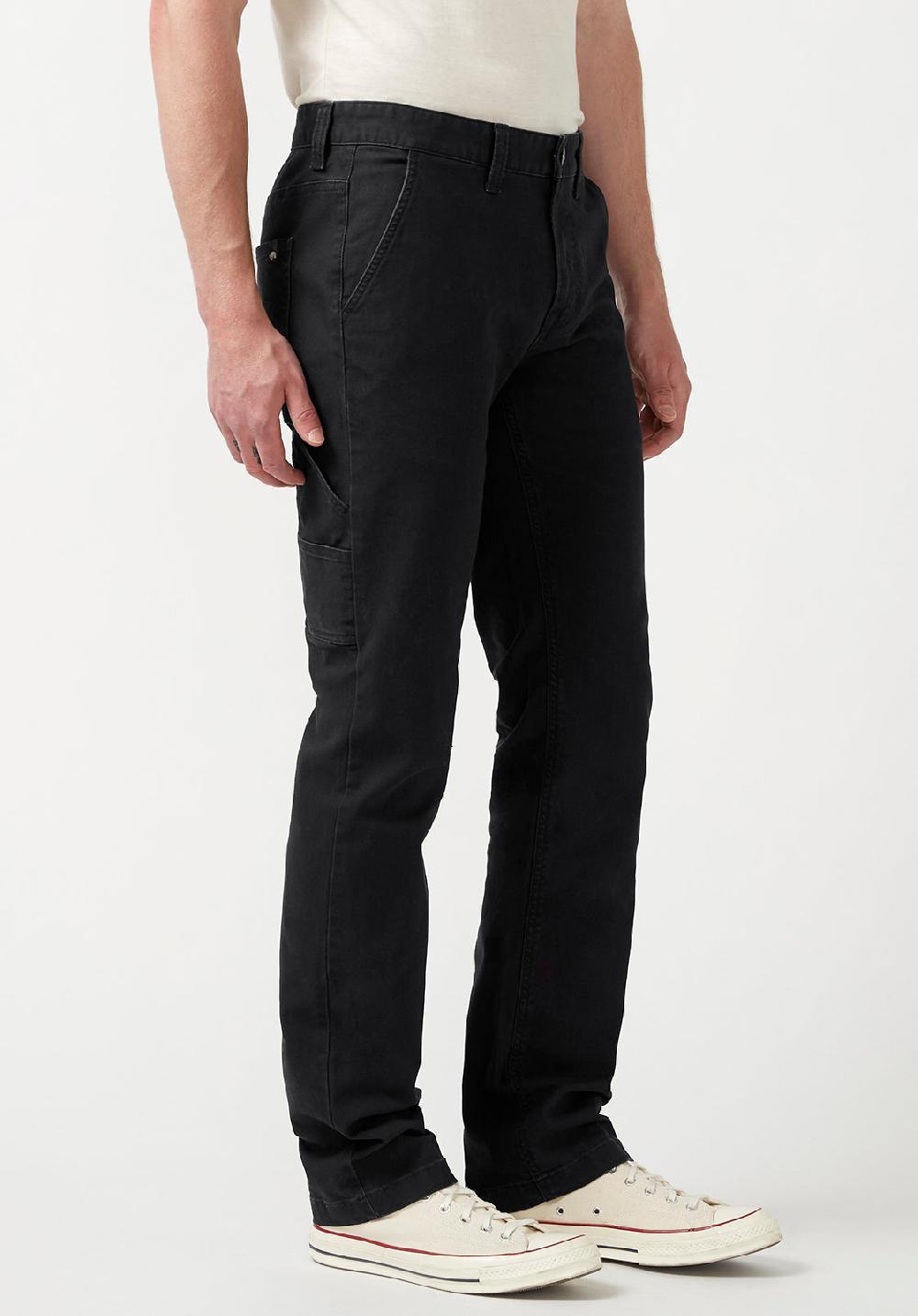 Buffalo David Bitton Straight Six Men's Carpenter Pants In Black