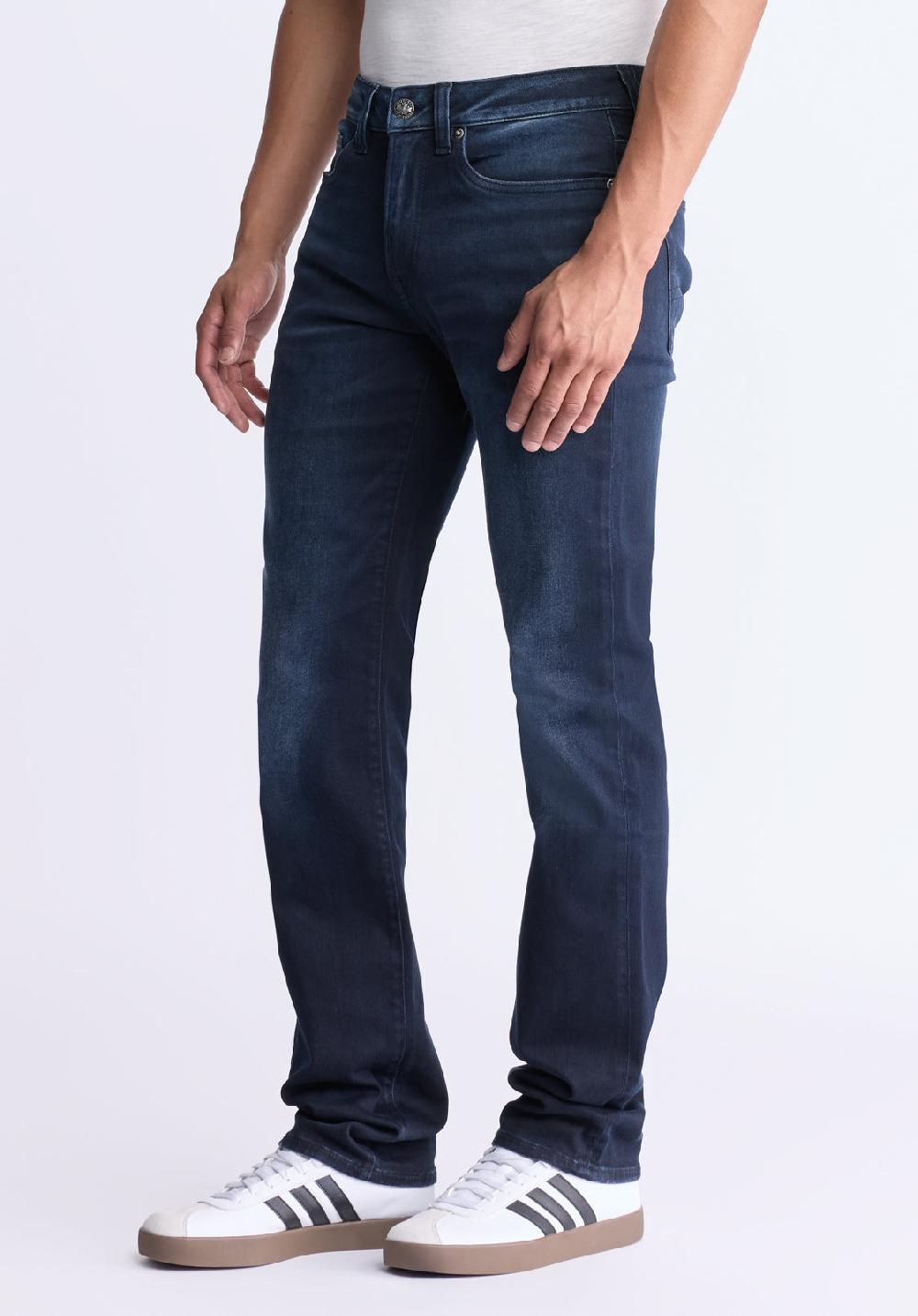 Buffalo David Bitton Straight Six Men's Jeans Dark Antique Blue