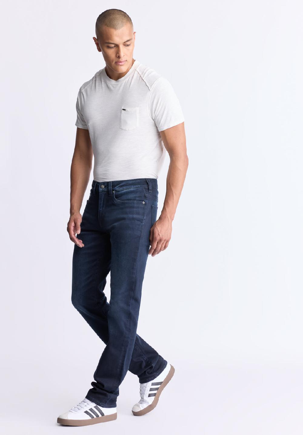 Buffalo David Bitton Straight Six Men's Jeans Dark Antique Blue