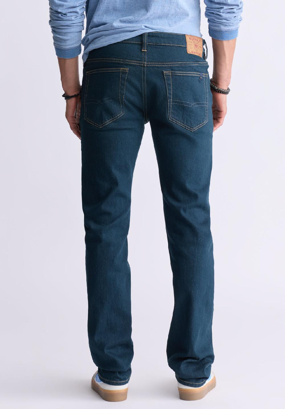 Buffalo David Bitton Straight Six Men's Jeans In Tinted Indigo
