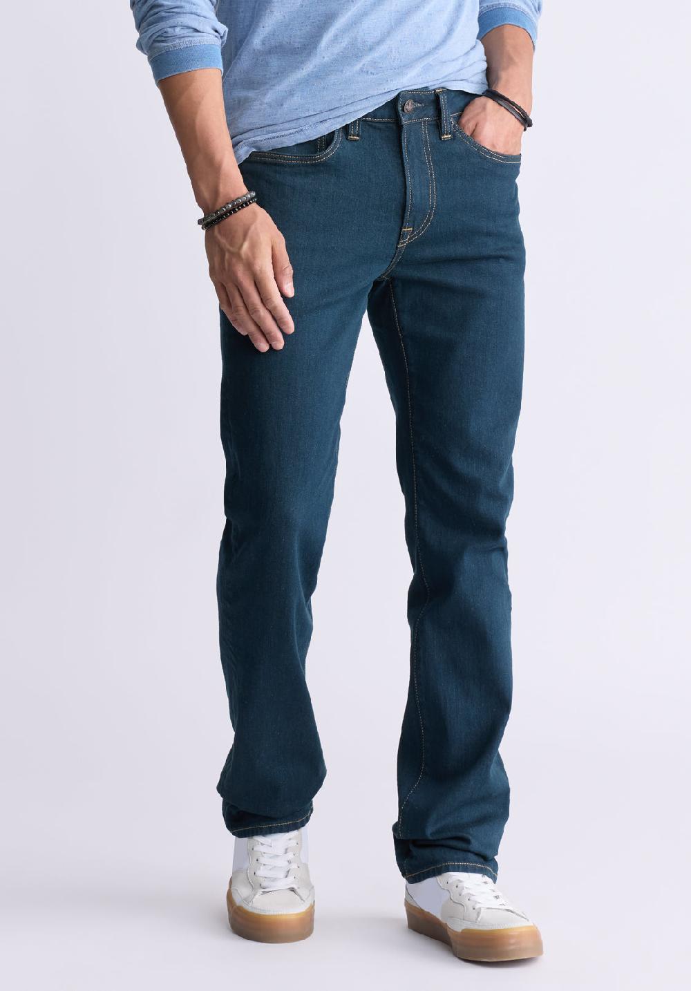 Buffalo David Bitton Straight Six Men's Jeans In Tinted Indigo