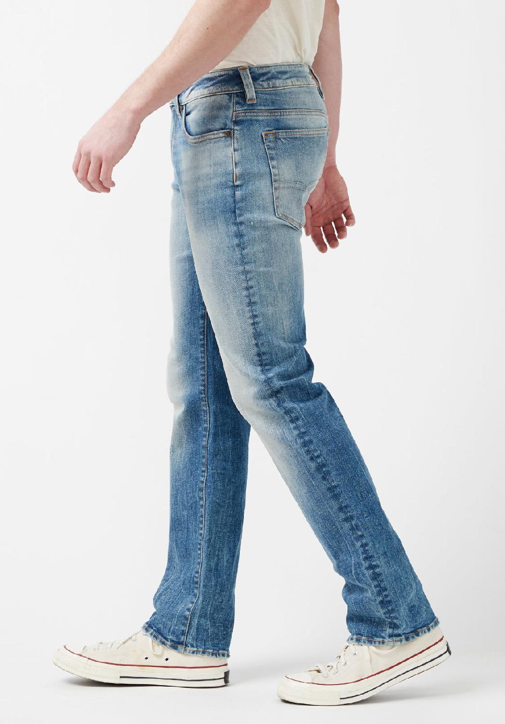 Buffalo David Bitton Straight Six Men’s Jeans In Veined And Contrasted