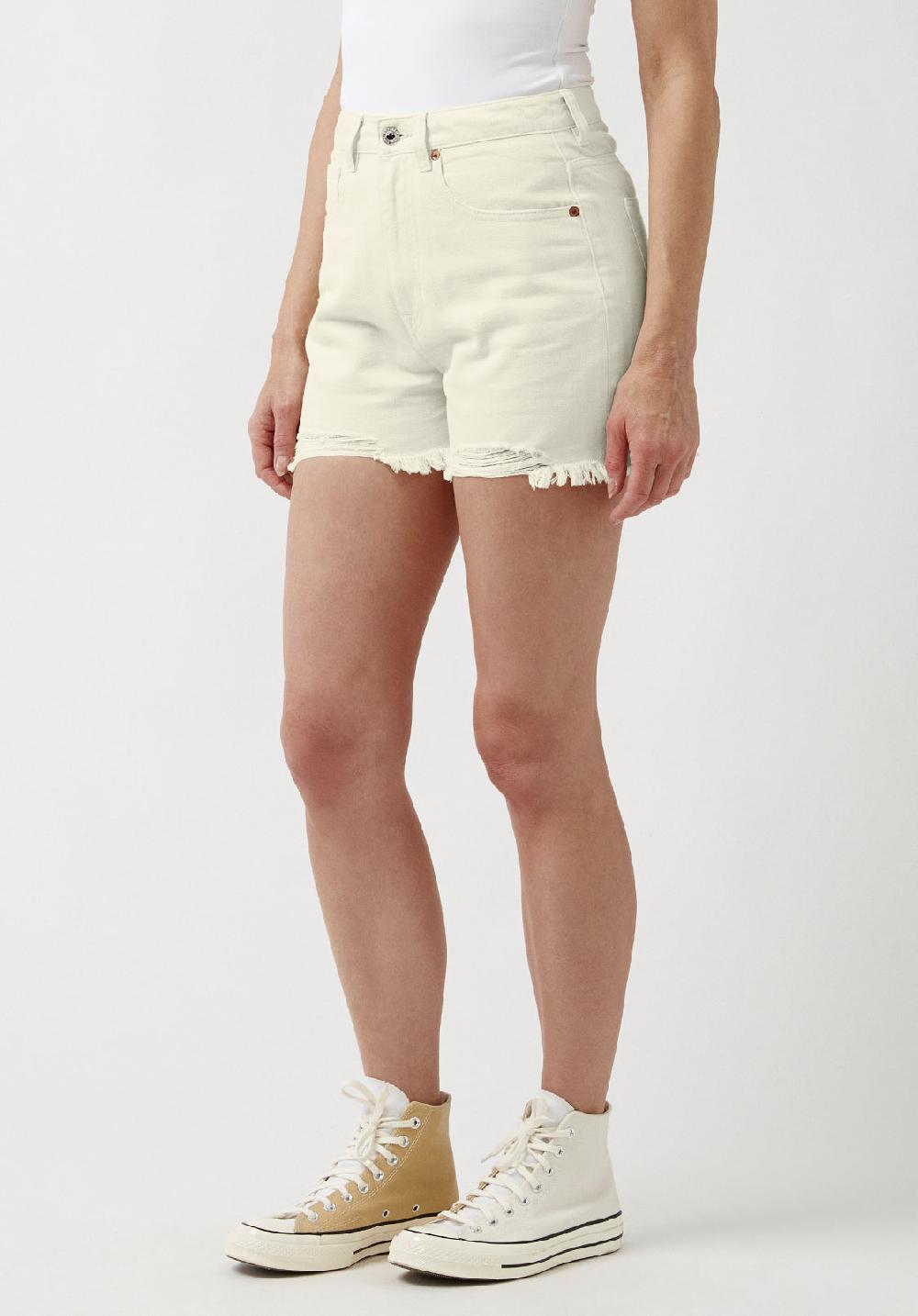 Buffalo David Bitton Super High Rise Joanna Frayed Shorts