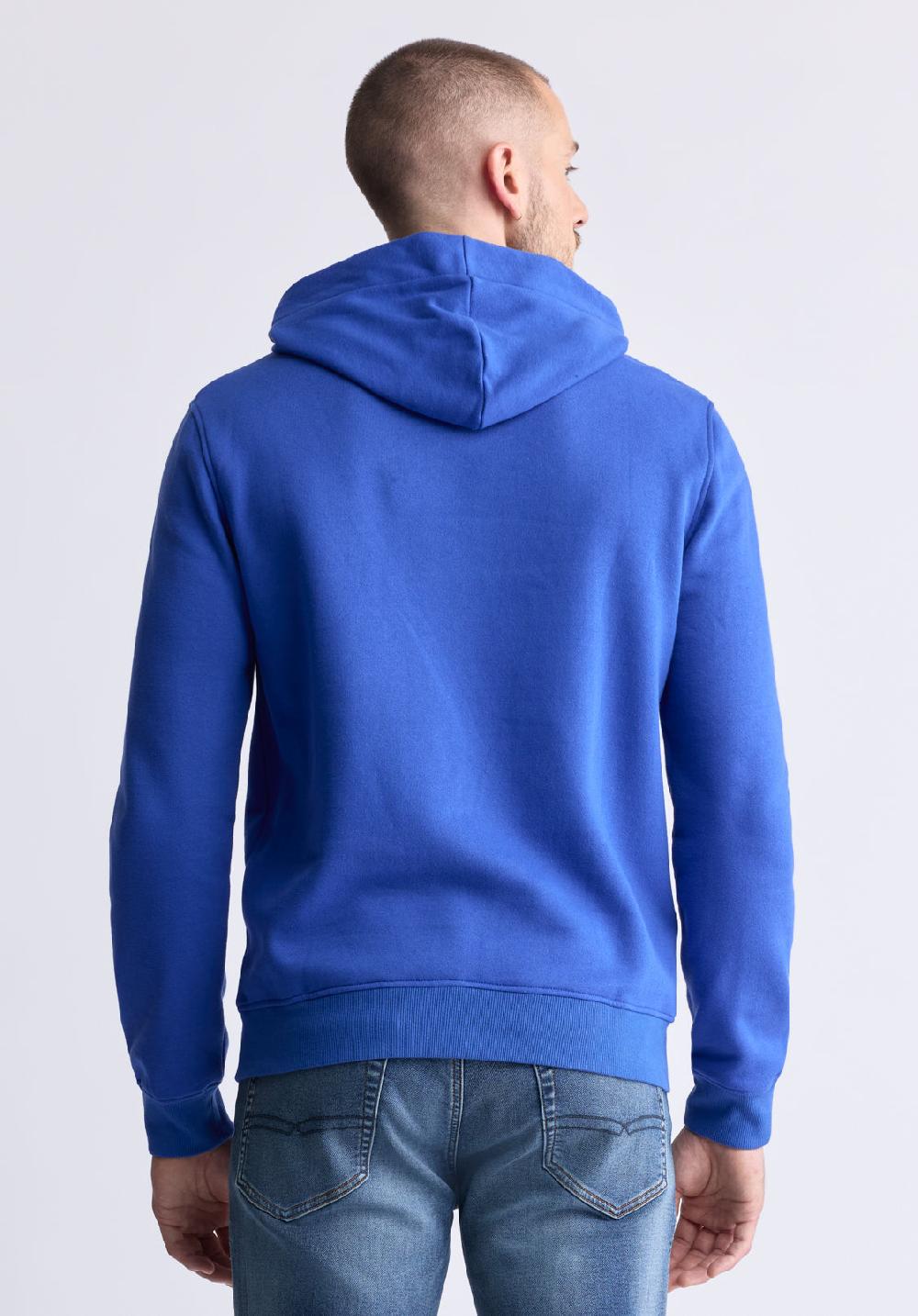 Buffalo David Bitton Sweat à Capuche Avec Logo Embossé Fadol Pour Hommes Bleu - BPM13610V