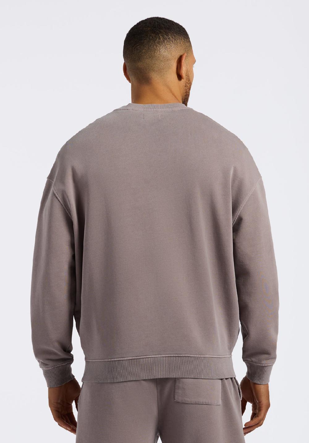 Buffalo David Bitton Sweat-shirt Col Rond Décontracté Pour Homme Famke Marron