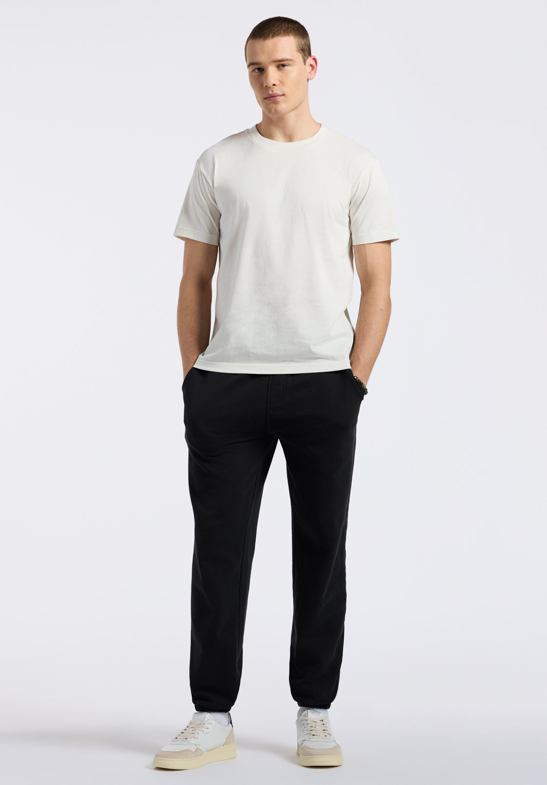 Buffalo David Bitton T-shirt Col Rond En Jersey à Manches Courtes Pour Homme Kanto Blanc