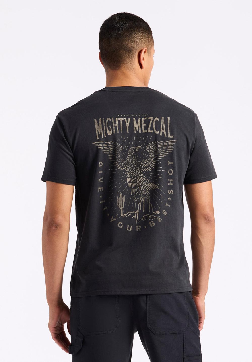 Buffalo David Bitton T-shirt Graphique Avec Imprimé Aigle Pour Homme Tonder Noir