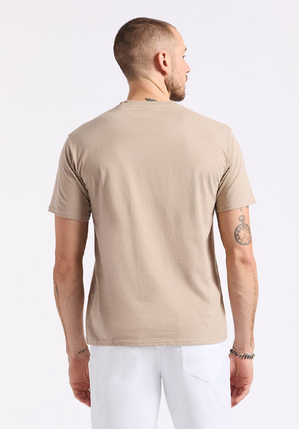 Buffalo David Bitton T-shirt Graphique Avec Imprimé Bison Pour Homme Tison Beige Tuffet