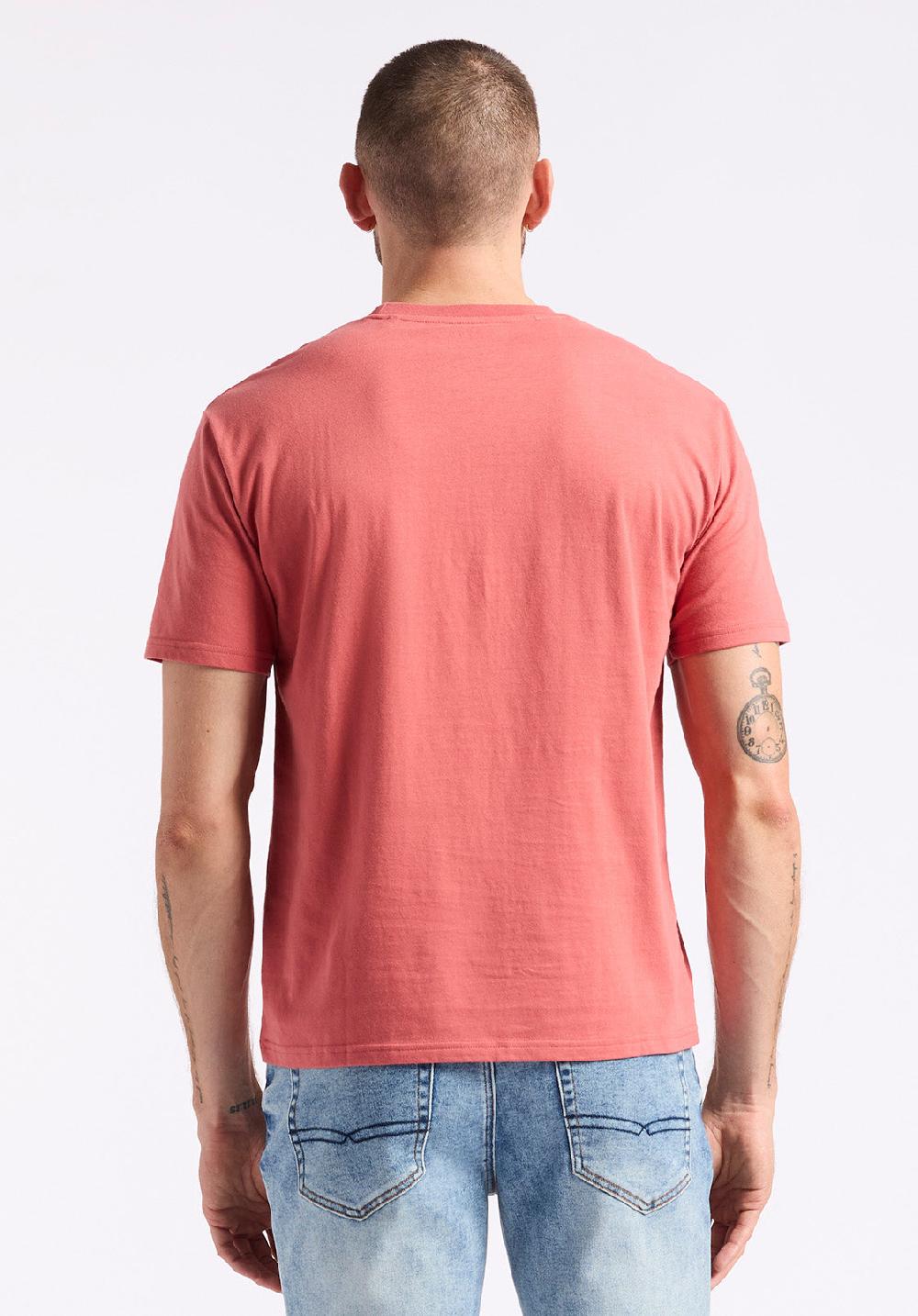 Buffalo David Bitton T-shirt Graphique Avec Imprimé Moteurs Pour Homme Trokes Rouge Minéral