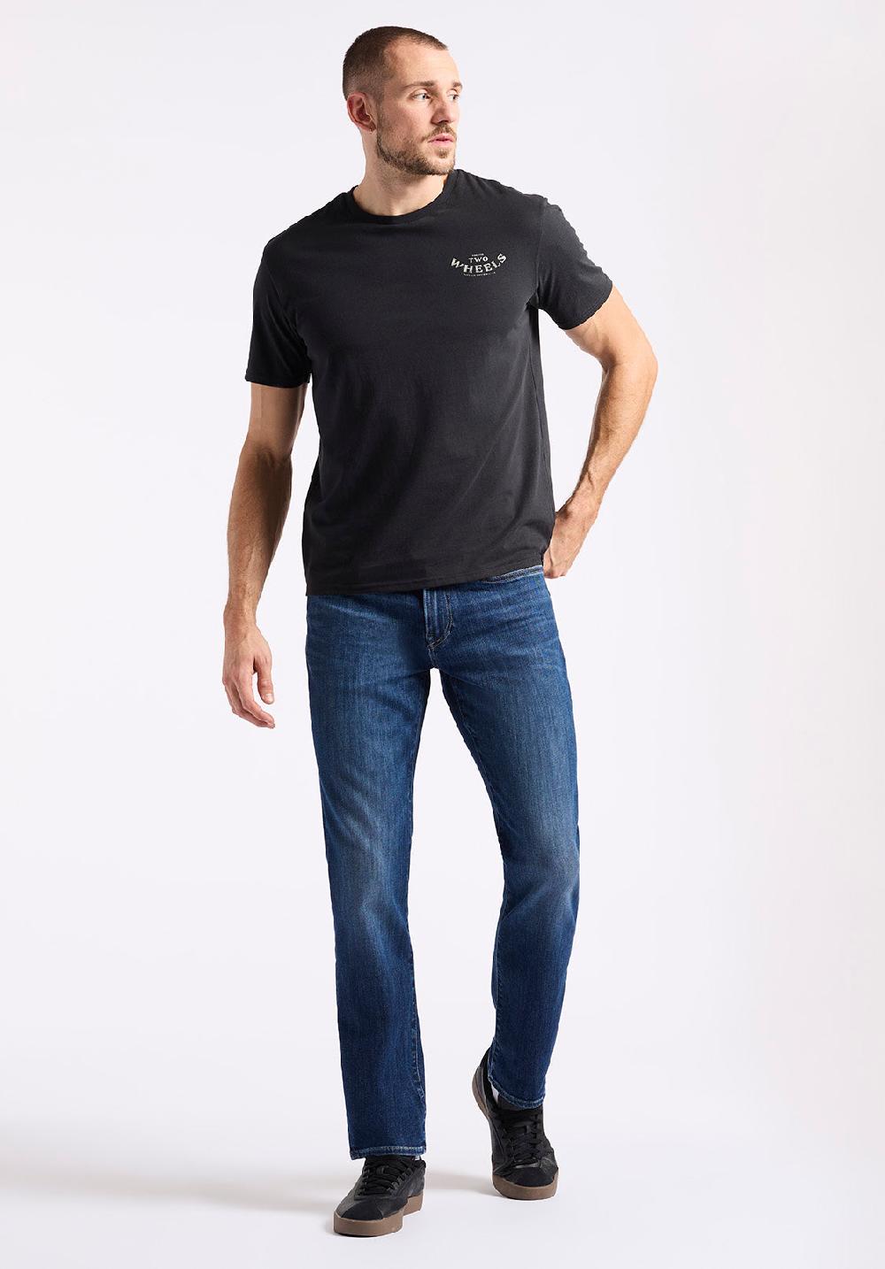 Buffalo David Bitton T-shirt Graphique Avec Imprimé Moto Pour Homme Theels Noir