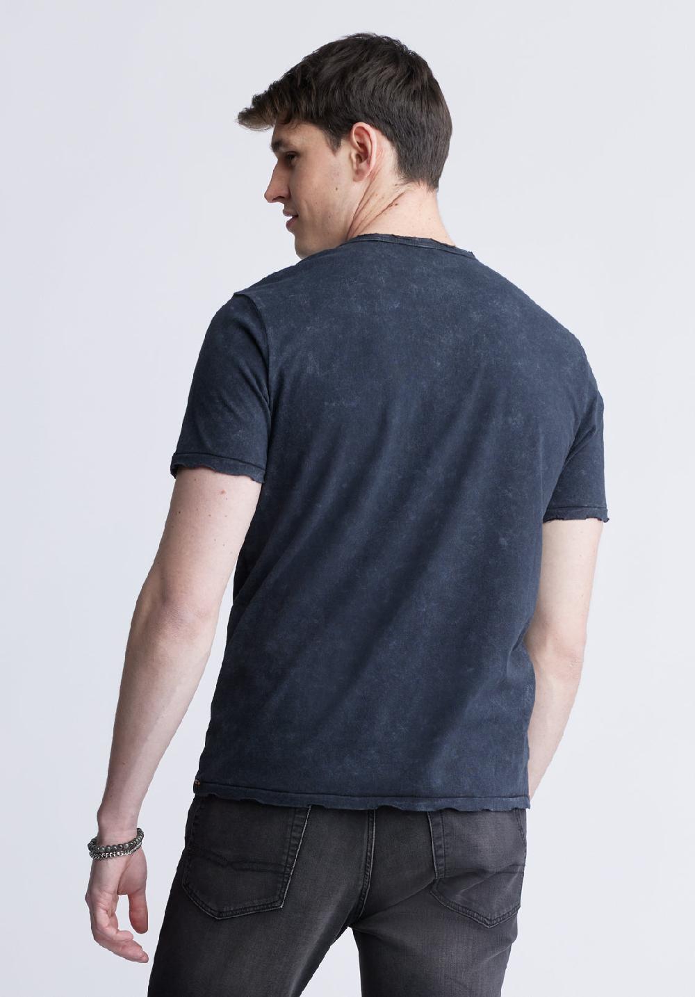 Buffalo David Bitton Tizoc Men's Short Sleeve Graphic T-shirt Black