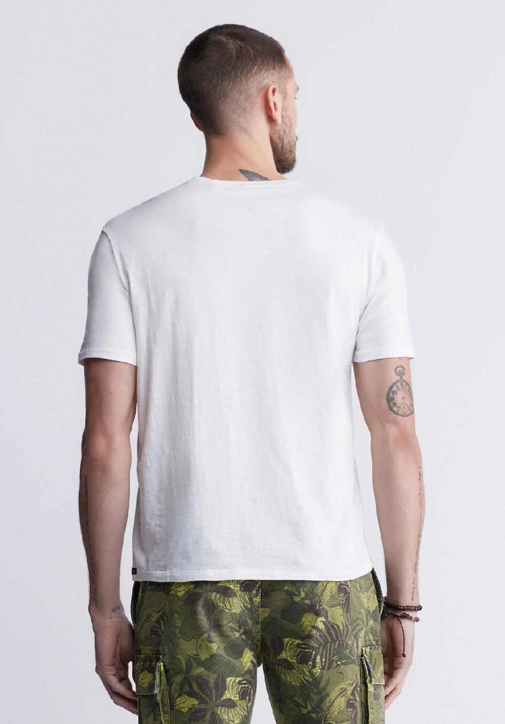 Buffalo David Bitton Toro Men's Printed T-shirt In White