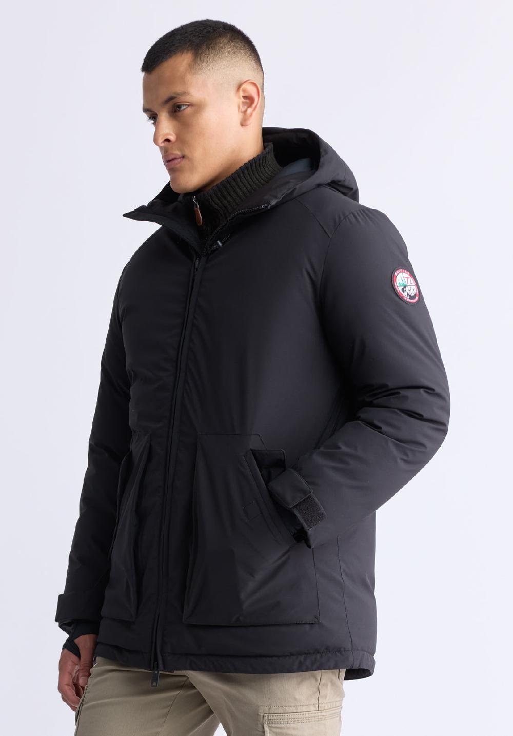 Buffalo David Bitton Veste Longue Zippée Bidirectionnelle Avec Grandes Poches Gavin Pour Ho