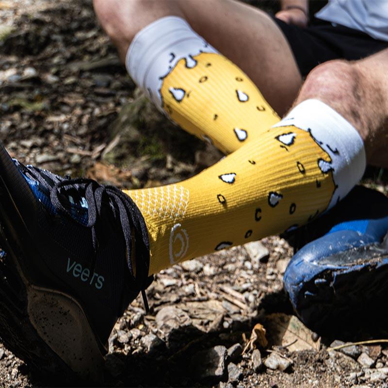 Bv Sport Chaussettes Trail Compression "Bière"