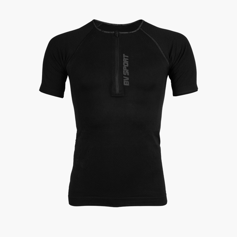 bv sport T-shirt demi-zip RTECH EVO2 noir