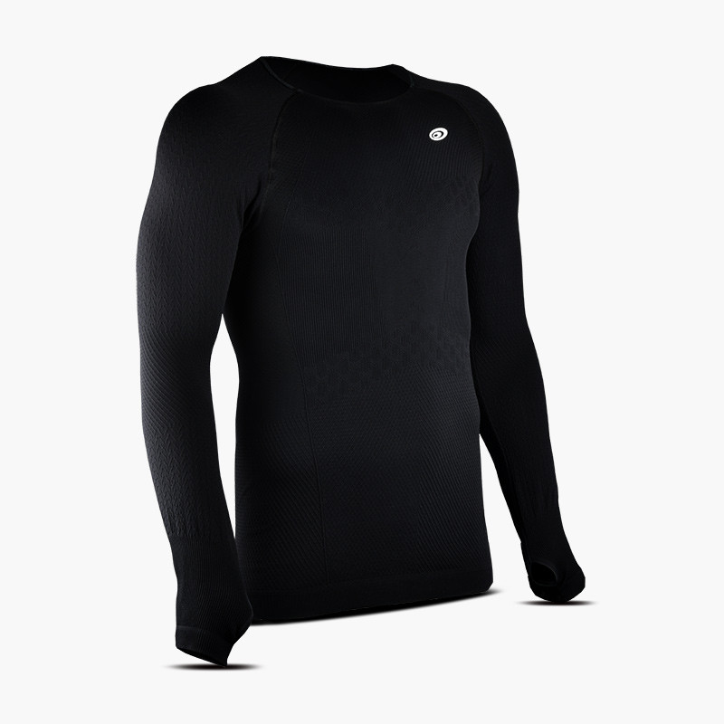 Bv Sport T-shirt Manches Longues RTECH EVO2 Noir