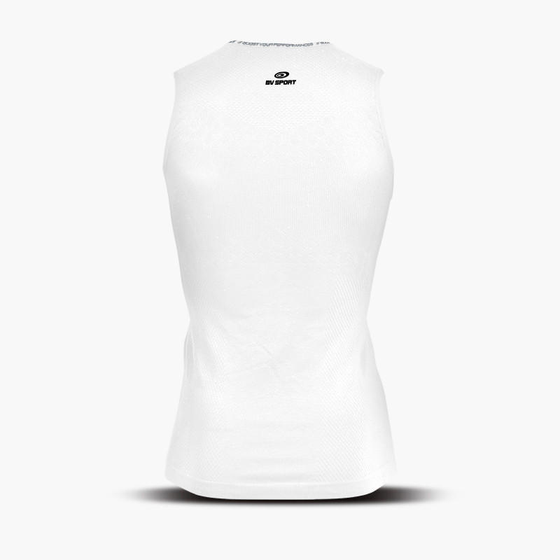 Bv Sport T-shirt Sans Manches RTECH EVO2 Blanc