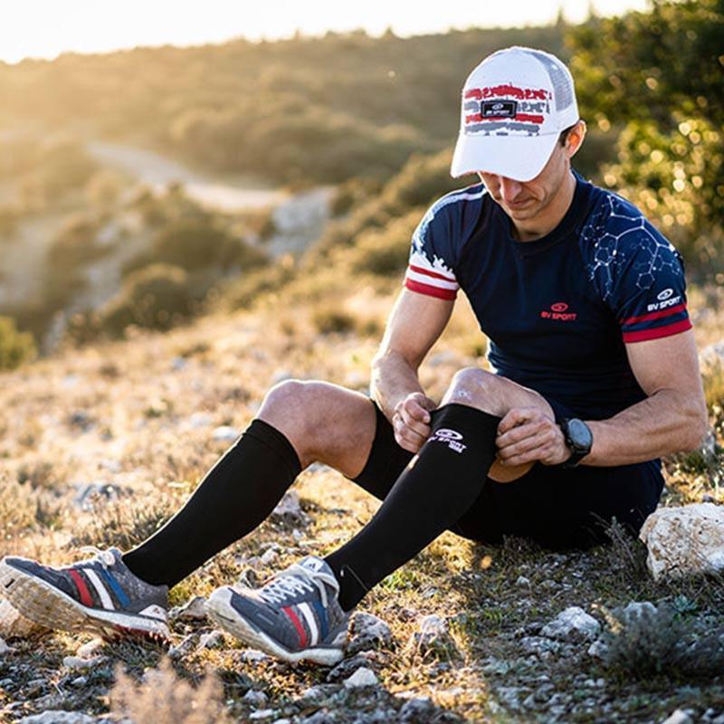 Bv Sport Chaussettes Récupération Noires PRORECUP ELITE EVO