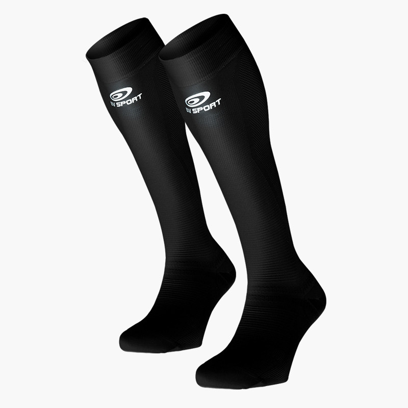 bv sport Chaussettes récupération noires PRORECUP ELITE EVO