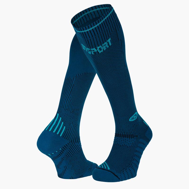 bv sport Chaussettes Run compression bleu/turquoise