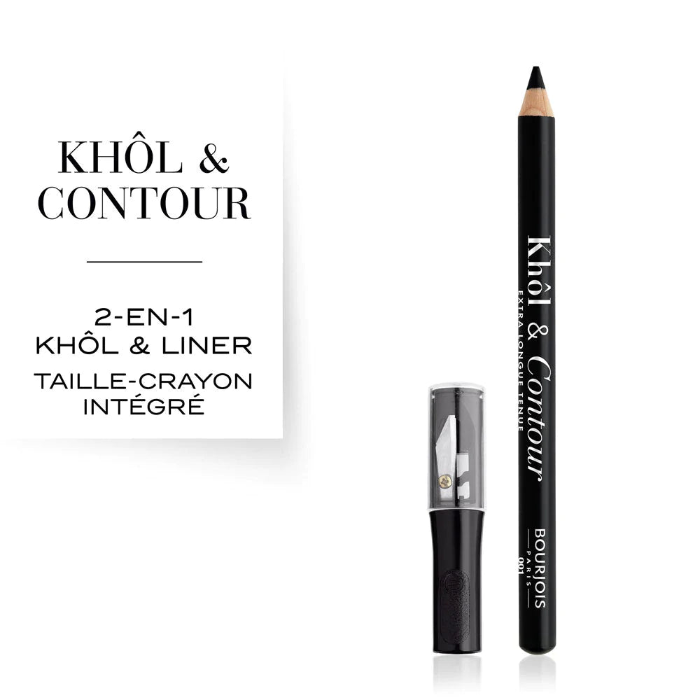 Bourjois Crayon Khôl & Contour Taille-Crayon Noir-Issime